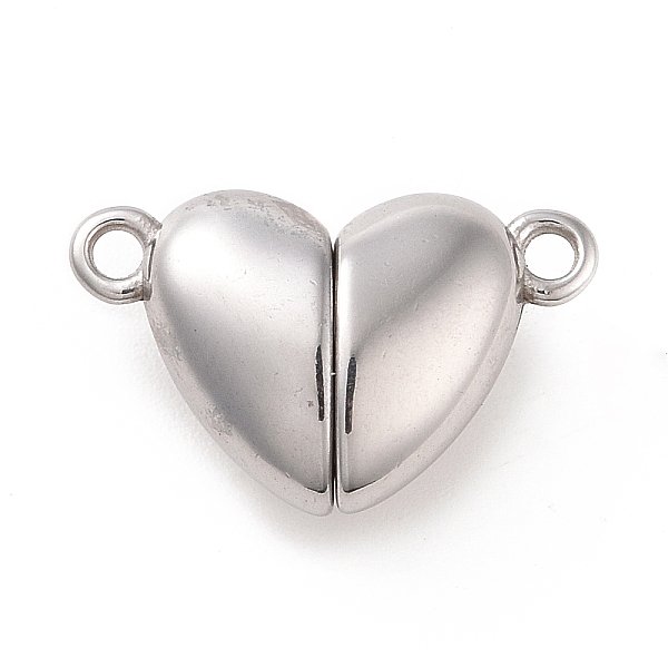 PandaHall 316 Surgical Stainless Steel Magnetic Clasps, Heart, Stainless Steel Color, 10.5x17x5.5mm, Hole: 1.5mm 316 Surgical Stainless...
PandaHall 316 Surgical Stainless Steel Magnetic Clasps, Heart, Stainless Steel Color, 10.5x17x5.5mm, Hole: 1.5mm 316 Surgical Stainless...