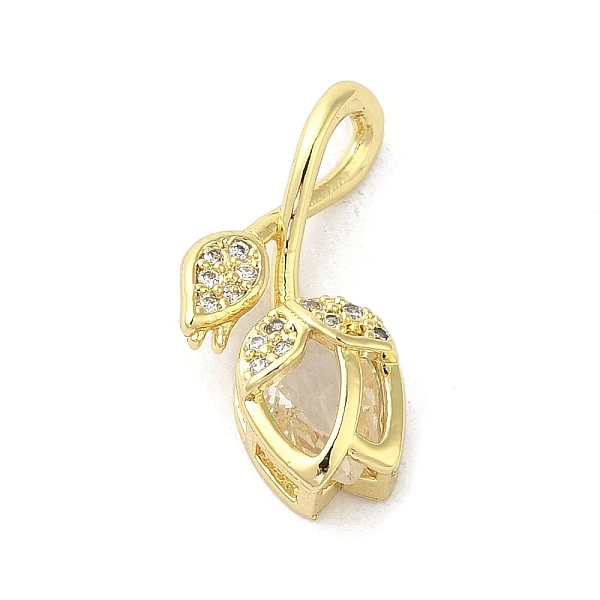 PandaHall Rack Plating Brass Micro Pave Cubic Zirconia Pendants, Flower, Long-Lasting Plated, Cadmium Free & Lead Free, Real 18K Gold Plated..., Clear
PandaHall Rack Plating Brass Micro Pave Cubic Zirconia Pendants, Flower, Long-Lasting Plated, Cadmium Free & Lead Free, Real 18K Gold Plated..., Clear