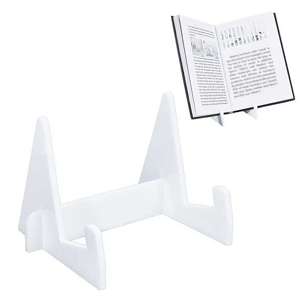 PandaHall Assembled Tabletop Acrylic Bookshelf Stand, Book Display Easel for Books, Magazines, Tablet, White, Finished Product: 14x11x10cm...
PandaHall Assembled Tabletop Acrylic Bookshelf Stand, Book Display Easel for Books, Magazines, Tablet, White, Finished Product: 14x11x10cm...