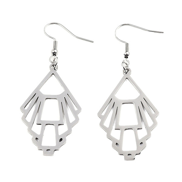 PandaHall 201 Stainless Steel Dangle Earrings, Stainless Steel Color, 61mm, Pin: 0.6mm 201 Stainless Steel
PandaHall 201 Stainless Steel Dangle Earrings, Stainless Steel Color, 61mm, Pin: 0.6mm 201 Stainless Steel