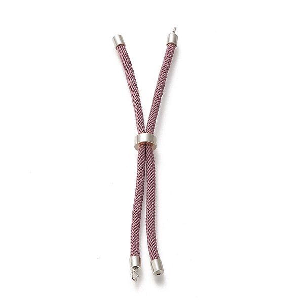 PandaHall Nylon Twisted Cord Bracelet, with Brass Cord End, for Slider Bracelet Making, Indian Red, 9 inch(22.8cm), Hole: 2.8mm, Single...
PandaHall Nylon Twisted Cord Bracelet, with Brass Cord End, for Slider Bracelet Making, Indian Red, 9 inch(22.8cm), Hole: 2.8mm, Single...