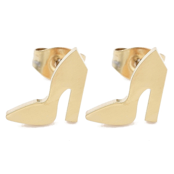 PandaHall Vacuum Plating 304 Stainless Steel Stud Earrings for Women, High-Heeled Shoes, Golden, 10x8.5mm 304 Stainless Steel Shoes
PandaHall Vacuum Plating 304 Stainless Steel Stud Earrings for Women, High-Heeled Shoes, Golden, 10x8.5mm 304 Stainless Steel Shoes