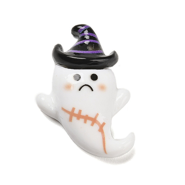 PandaHall Hallowmas Opaque Resin Decoden Cabochons, Ghost with Witch Hat, White, 32x21.5x8.5mm Resin Ghost White
PandaHall Hallowmas Opaque Resin Decoden Cabochons, Ghost with Witch Hat, White, 32x21.5x8.5mm Resin Ghost White