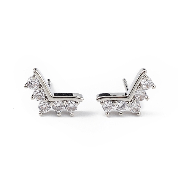 PandaHall Clear Cubic Zirconia Crown Stud Earrings, Brass Jewelry for Women, Long-Lasting Plated, Lead Free & Cadmium Free, Platinum, 12x8mm...
PandaHall Clear Cubic Zirconia Crown Stud Earrings, Brass Jewelry for Women, Long-Lasting Plated, Lead Free & Cadmium Free, Platinum, 12x8mm...