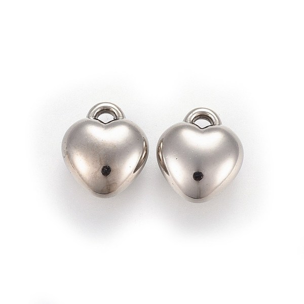 PandaHall CCB Plastic Charms, Heart, Platinum, 13x11x6mm, Hole: 1.4mm Plastic Heart
PandaHall CCB Plastic Charms, Heart, Platinum, 13x11x6mm, Hole: 1.4mm Plastic Heart