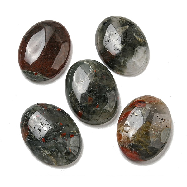 PandaHall Natural African Bloodstone Cabochons, Oval, 30x21.5~22x5~8.5mm Bloodstone Oval
PandaHall Natural African Bloodstone Cabochons, Oval, 30x21.5~22x5~8.5mm Bloodstone Oval