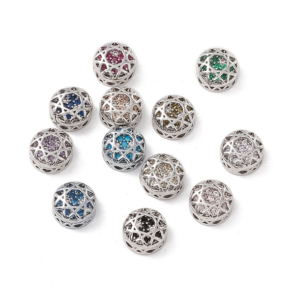 PandaHall Eco-friendly Brass Cubic Zirconia Multi-Strand Links, Nickel Free, Rack Plating, Cadmium Free & Lead Free, Flat Round, Mixed Color..., Multicolor
PandaHall Eco-friendly Brass Cubic Zirconia Multi-Strand Links, Nickel Free, Rack Plating, Cadmium Free & Lead Free, Flat Round, Mixed Color..., Multicolor