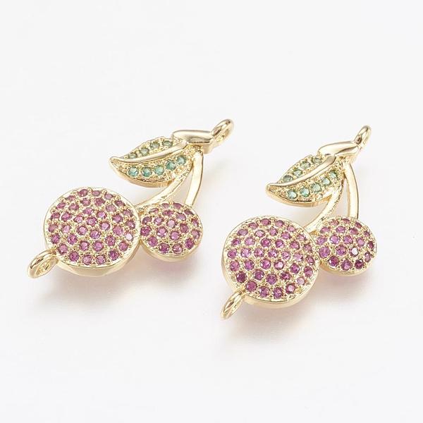 PandaHall Brass Micro Pave Cubic Zirconia Links, Cherry, Golden, 24x12x3mm, Hole: 1mm Brass+Cubic Zirconia Cherry
PandaHall Brass Micro Pave Cubic Zirconia Links, Cherry, Golden, 24x12x3mm, Hole: 1mm Brass+Cubic Zirconia Cherry