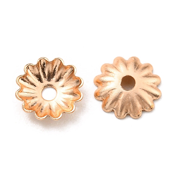 PandaHall Rack Plating Brass Bead Caps, Long-Lasting Plated, Lead Free & Cadmium Free, Flower, Multi-Petal, Real Rose Gold Plated, 6x1.2mm...
PandaHall Rack Plating Brass Bead Caps, Long-Lasting Plated, Lead Free & Cadmium Free, Flower, Multi-Petal, Real Rose Gold Plated, 6x1.2mm...