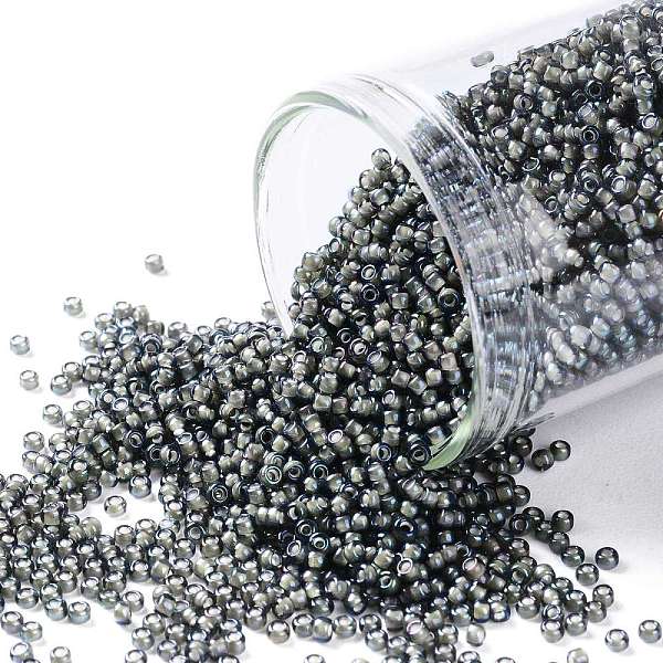PandaHall TOHO Round Seed Beads, Japanese Seed Beads, (383) White Lined Navy Luster, 15/0, 1.5mm, Hole: 0.7mm, about 3000pcs/bottle...
PandaHall TOHO Round Seed Beads, Japanese Seed Beads, (383) White Lined Navy Luster, 15/0, 1.5mm, Hole: 0.7mm, about 3000pcs/bottle...
