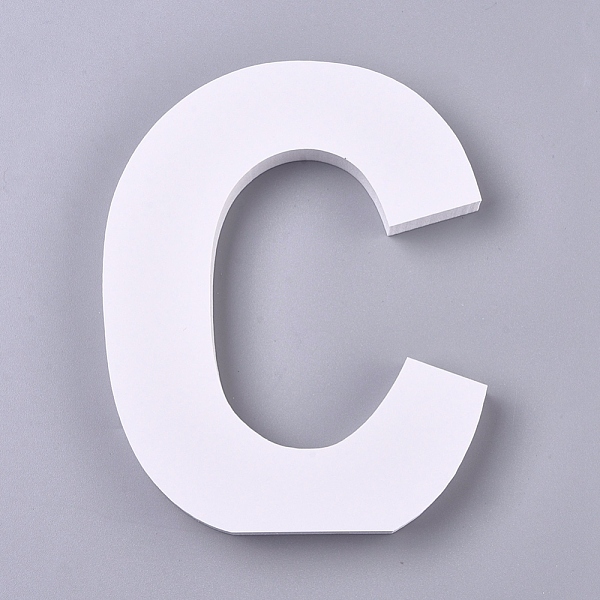 PandaHall Wooden Letter Ornaments, for DIY Craft, Home Decor, Letter.C, C: 150x125x15mm Wood Letter C
PandaHall Wooden Letter Ornaments, for DIY Craft, Home Decor, Letter.C, C: 150x125x15mm Wood Letter C