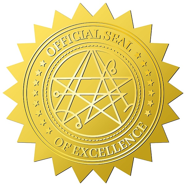 PandaHall 34 Sheets Honor Roll Self Adhesive Gold Foil Embossed Stickers, Round Dot Medal Decorative Decals for Envelope Card Seal, Word...
PandaHall 34 Sheets Honor Roll Self Adhesive Gold Foil Embossed Stickers, Round Dot Medal Decorative Decals for Envelope Card Seal, Word...