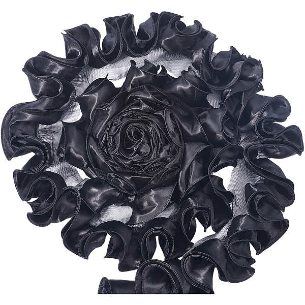 PandaHall Gorgecraft 4.6~5 Yards Polyester Satin Chiffon Wavy Lace, Pleated Lace Trim, Ruffle Lace Fabric, Costume Dress Accessories, Black...
PandaHall Gorgecraft 4.6~5 Yards Polyester Satin Chiffon Wavy Lace, Pleated Lace Trim, Ruffle Lace Fabric, Costume Dress Accessories, Black...