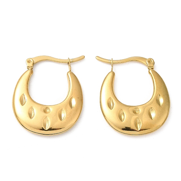 PandaHall Ion Plating(IP) 304 Stainless Steel Hoop Earrings, Double Horn, Golden, 25.5x21x3mm 304 Stainless Steel Horn
PandaHall Ion Plating(IP) 304 Stainless Steel Hoop Earrings, Double Horn, Golden, 25.5x21x3mm 304 Stainless Steel Horn