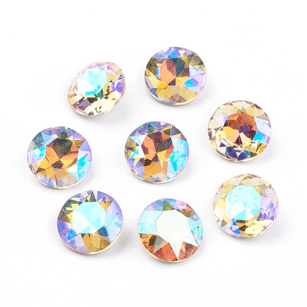 PandaHall Pointed Back & Back Plated Glass Rhinestone Cabochons, Grade A, Faceted, Flat Round, Paradise Shine, 8x4.5mm Glass Rhinestone Flat..., Multicolor
PandaHall Pointed Back & Back Plated Glass Rhinestone Cabochons, Grade A, Faceted, Flat Round, Paradise Shine, 8x4.5mm Glass Rhinestone Flat..., Multicolor