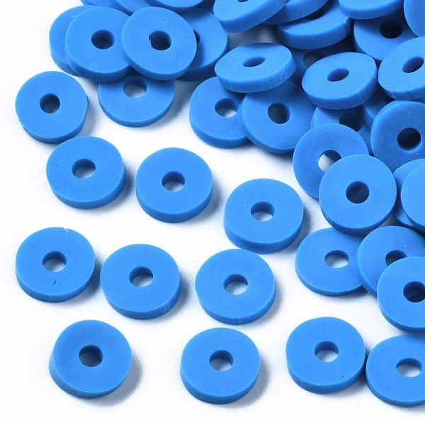 PandaHall Handmade Polymer Clay Beads, Disc/Flat Round, Heishi Beads, Blue, 6x1mm, Hole: 2mm, about 23500pcs/1000g Polymer Clay Disc Blue
PandaHall Handmade Polymer Clay Beads, Disc/Flat Round, Heishi Beads, Blue, 6x1mm, Hole: 2mm, about 23500pcs/1000g Polymer Clay Disc Blue