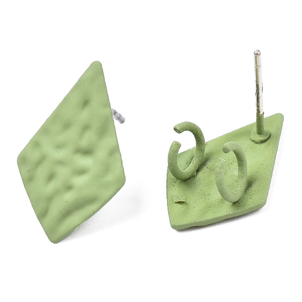 PandaHall Spray Painted Iron Stud Earring Findings, with Double Vertical Loops, Kite, Yellow Green, 18x11mm, Hole: 3mm, Pin: 0.7mm Iron...
PandaHall Spray Painted Iron Stud Earring Findings, with Double Vertical Loops, Kite, Yellow Green, 18x11mm, Hole: 3mm, Pin: 0.7mm Iron...