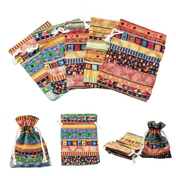 PandaHall Ethnic Style Cloth Packing Pouches Drawstring Bags, Rectangle, Mixed Color, 14x10cm Burlap Multicolor
PandaHall Ethnic Style Cloth Packing Pouches Drawstring Bags, Rectangle, Mixed Color, 14x10cm Burlap Multicolor
