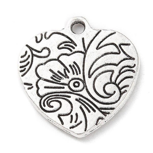 PandaHall Tibetan Style Alloy Pendants, Heart, Antique Silver, 20.5x19x2mm, Hole: 1.6mm, about 182pcs/500g Alloy Heart
PandaHall Tibetan Style Alloy Pendants, Heart, Antique Silver, 20.5x19x2mm, Hole: 1.6mm, about 182pcs/500g Alloy Heart