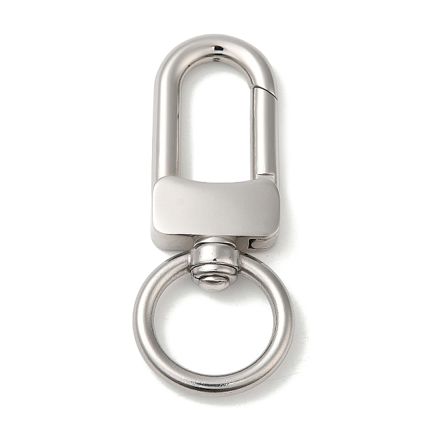 PandaHall 304 Stainless Steel Swivel Clasps, Stainless Steel Color, 55x22mm 304 Stainless Steel
PandaHall 304 Stainless Steel Swivel Clasps, Stainless Steel Color, 55x22mm 304 Stainless Steel