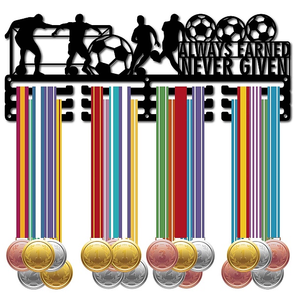 PandaHall CREATCABIN Soccer Medal Holder Display Hanger Medals Rack Black Metal Iron Medal Holder Shelf Sport Medal Stand Frame Wall Mounted...
PandaHall CREATCABIN Soccer Medal Holder Display Hanger Medals Rack Black Metal Iron Medal Holder Shelf Sport Medal Stand Frame Wall Mounted...