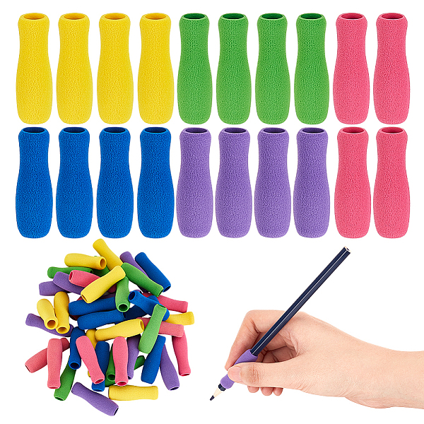 PandaHall AHANDMAKER 50 Pcs Foam Pencil Grips for Handwriting, 5 Colors Writing Aid Pencil Holder, Colorful Writing Helpers Pencil Holders..., Multicolor
PandaHall AHANDMAKER 50 Pcs Foam Pencil Grips for Handwriting, 5 Colors Writing Aid Pencil Holder, Colorful Writing Helpers Pencil Holders..., Multicolor