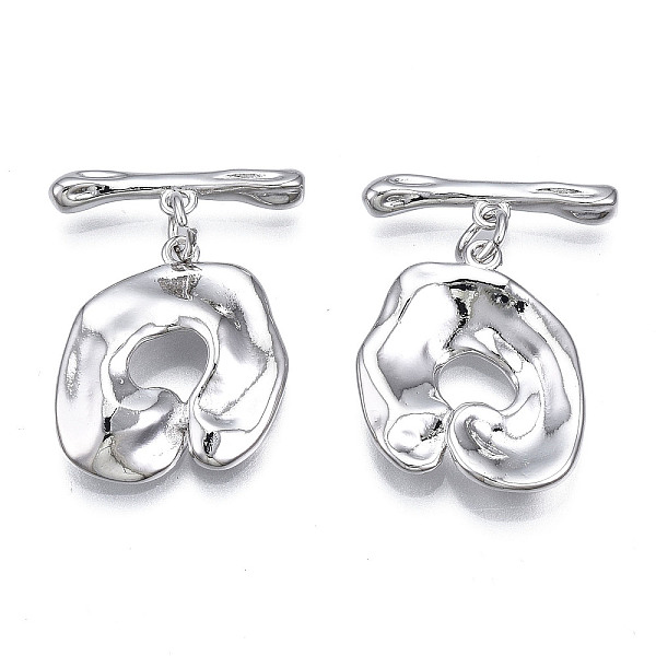 PandaHall Brass Toggle Clasps, Nickel Free, Platinum, Pendant: 18.5x16x3mm, Bar: 18.5x4x3mm, Hole: 1.5mm~1.8mm Brass Others
PandaHall Brass Toggle Clasps, Nickel Free, Platinum, Pendant: 18.5x16x3mm, Bar: 18.5x4x3mm, Hole: 1.5mm~1.8mm Brass Others