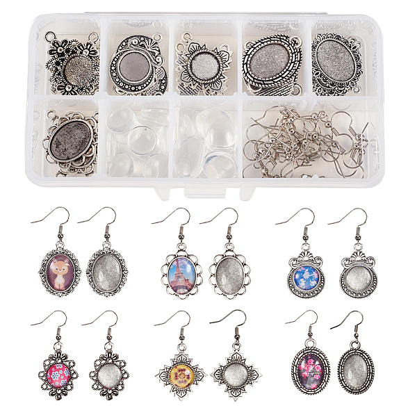 PandaHall SUNNYCLUE 1 Box DIY 12 Pairs 6 Style Glass Dome Cabochon Earrings Making Starter Kits Photo Jewellry Supplies Crafts Earring Wire...
PandaHall SUNNYCLUE 1 Box DIY 12 Pairs 6 Style Glass Dome Cabochon Earrings Making Starter Kits Photo Jewellry Supplies Crafts Earring Wire...