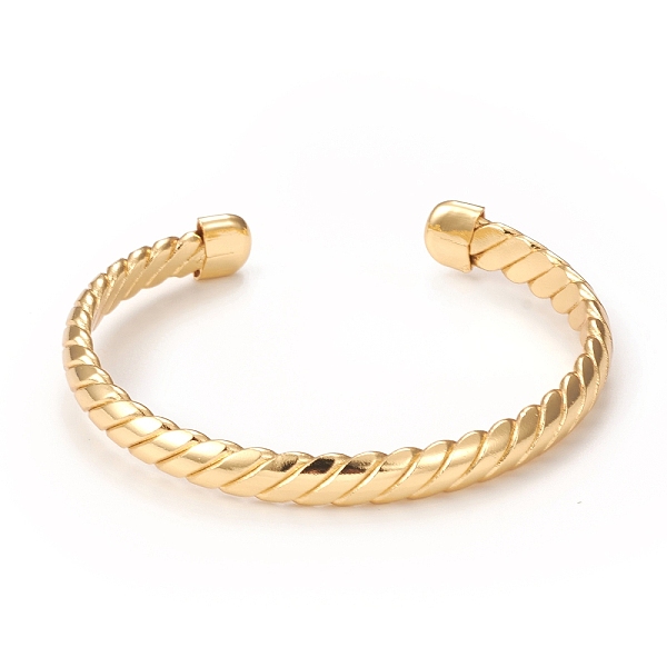 PandaHall Rack Plating Brass Cuff Bangles for Women Men, Long-Lasting Plated Twist Texture Bangles, Cadmium Free & Lead Free, Real 18K Gold...
PandaHall Rack Plating Brass Cuff Bangles for Women Men, Long-Lasting Plated Twist Texture Bangles, Cadmium Free & Lead Free, Real 18K Gold...