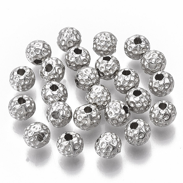 PandaHall CCB Plastic Beads, Round with Pit, Platinum, 6x5.5mm, Hole: 1.6mm, about 4820pcs/500g Plastic Round
PandaHall CCB Plastic Beads, Round with Pit, Platinum, 6x5.5mm, Hole: 1.6mm, about 4820pcs/500g Plastic Round