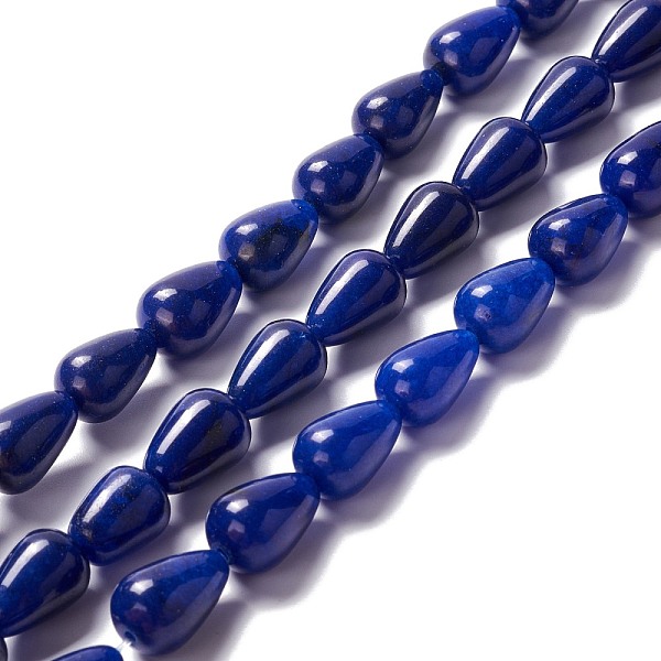PandaHall Natural White Jade Beads Strands, Dyed, Teardrop, Midnight Blue, 15x10mm, Hole: 1.5mm, about 27pcs/strand, 15.75 inch(40cm)...
PandaHall Natural White Jade Beads Strands, Dyed, Teardrop, Midnight Blue, 15x10mm, Hole: 1.5mm, about 27pcs/strand, 15.75 inch(40cm)...