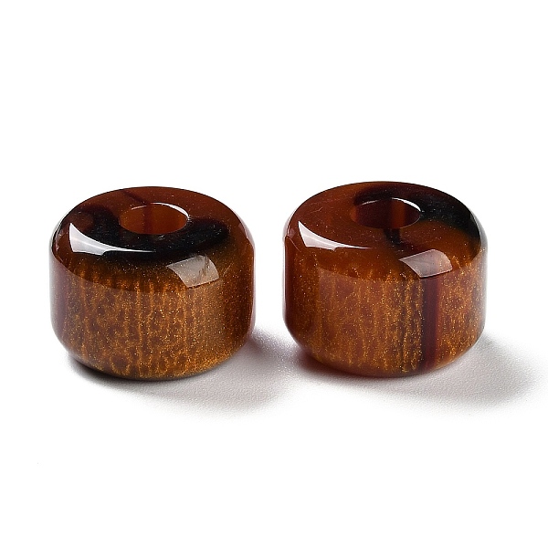 PandaHall Resin European Beads, Large Hole Beads, Column, Sienna, 17.5x25x25mm, Hole: 7.5mm Resin Column Brown
PandaHall Resin European Beads, Large Hole Beads, Column, Sienna, 17.5x25x25mm, Hole: 7.5mm Resin Column Brown