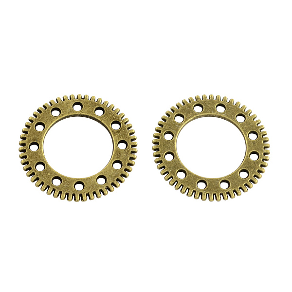 PandaHall Steampunk Theme Gear Cog Tibetan Style Alloy Linking Rings, Cadmium Free & Nickel Free & Lead Free, Antique Bronze, 25x1.5mm, Hole...
PandaHall Steampunk Theme Gear Cog Tibetan Style Alloy Linking Rings, Cadmium Free & Nickel Free & Lead Free, Antique Bronze, 25x1.5mm, Hole...