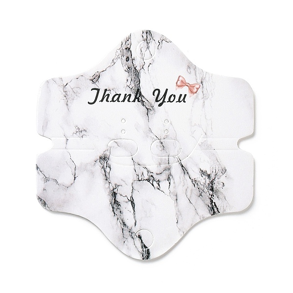 PandaHall Paper Jewelry Earring Display Cards, Earring Necklace Holder Cards, Hexagon, Marble Pattern, 5x7.95x0.4cm, Hole: 7mm and 11x6mm...
PandaHall Paper Jewelry Earring Display Cards, Earring Necklace Holder Cards, Hexagon, Marble Pattern, 5x7.95x0.4cm, Hole: 7mm and 11x6mm...