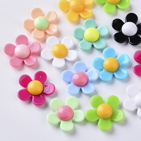 PandaHall Opaque Acrylic Beads, Flower, Mixed Color, 36x37x9mm, Hole: 1mm Acrylic Flower Multicolor
PandaHall Opaque Acrylic Beads, Flower, Mixed Color, 36x37x9mm, Hole: 1mm Acrylic Flower Multicolor