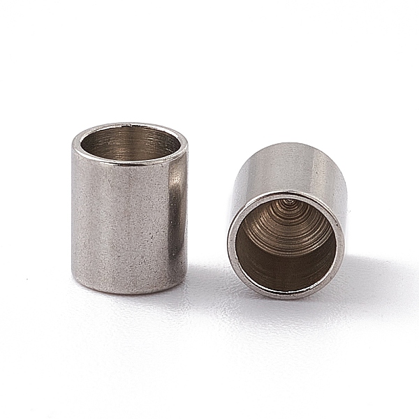 PandaHall 201 Stainless Steel Cord Ends, End Caps, Column, Stainless Steel Color, 6x5mm, Inner Diameter: 4mm 201 Stainless Steel
PandaHall 201 Stainless Steel Cord Ends, End Caps, Column, Stainless Steel Color, 6x5mm, Inner Diameter: 4mm 201 Stainless Steel
