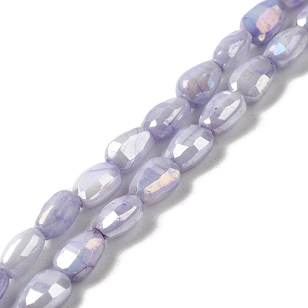 PandaHall Electroplate Glass Beads Strands, Rainbow Plated, Faceted, Teardrop, Lilac, 6.5x4.5x3.5mm, Hole: 1mm, about 70pcs/strand, 17.72''..., Purple
PandaHall Electroplate Glass Beads Strands, Rainbow Plated, Faceted, Teardrop, Lilac, 6.5x4.5x3.5mm, Hole: 1mm, about 70pcs/strand, 17.72''..., Purple