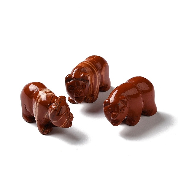 PandaHall Natural Red Jasper Display Decoration, Bear, 39~41x16~18x24~30mm Red Jasper Bear
PandaHall Natural Red Jasper Display Decoration, Bear, 39~41x16~18x24~30mm Red Jasper Bear