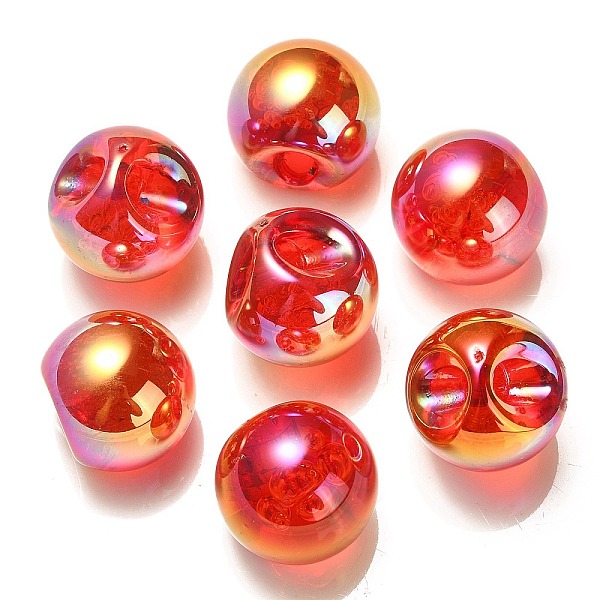 PandaHall UV Plating Rainbow Iridescent Acrylic Beads, Round, Top Drilled, Red, 16x16x16mm, Hole: 3mm Acrylic Round Red
PandaHall UV Plating Rainbow Iridescent Acrylic Beads, Round, Top Drilled, Red, 16x16x16mm, Hole: 3mm Acrylic Round Red