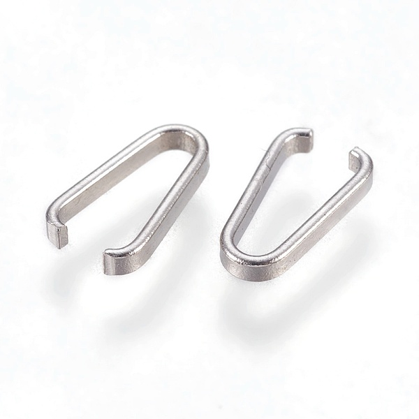 PandaHall 304 Stainless Steel Quick Link Connectors, Linking Rings, Stainless Steel Color, 10x5.5x1.5mm 304 Stainless Steel Others
PandaHall 304 Stainless Steel Quick Link Connectors, Linking Rings, Stainless Steel Color, 10x5.5x1.5mm 304 Stainless Steel Others