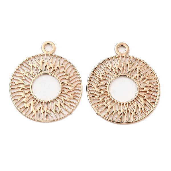 PandaHall Long-Lasting Plated Brass Filigree Charms, Flat Round Charm, Light Gold, 14x12x0.3mm, Hole: 1mm Brass Flat Round
PandaHall Long-Lasting Plated Brass Filigree Charms, Flat Round Charm, Light Gold, 14x12x0.3mm, Hole: 1mm Brass Flat Round
