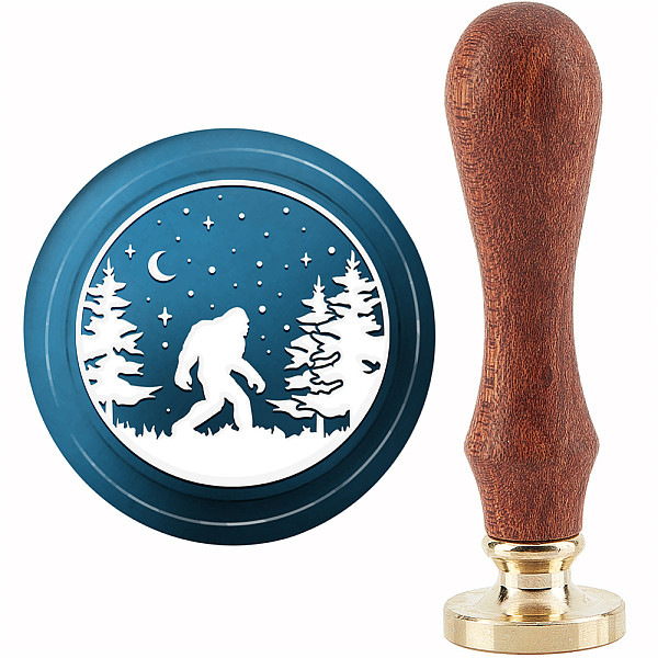PandaHall CRASPIRE Forest Wax Seal Stamp Sasquatch Sealing Wax Stamps 30mm Retro Vintage Removable Brass Stamp Head with Wood Handle for...
PandaHall CRASPIRE Forest Wax Seal Stamp Sasquatch Sealing Wax Stamps 30mm Retro Vintage Removable Brass Stamp Head with Wood Handle for...