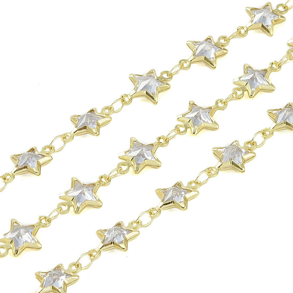 PandaHall Rack Plating Brass Chains Micro Pave Cubic Zirconia, Long-Lasting Plated, Soldered, with Spool, Golden, 12x8x3mm Brass
PandaHall Rack Plating Brass Chains Micro Pave Cubic Zirconia, Long-Lasting Plated, Soldered, with Spool, Golden, 12x8x3mm Brass