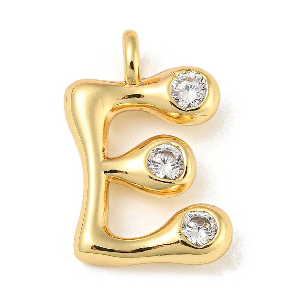PandaHall Rack Plating Brass Micro Pave Cubic Zirconia Pendants, Cadmium Free & Lead Free, Long-Lasting Plated, Real 18K Gold Plated, Letter..., Clear
PandaHall Rack Plating Brass Micro Pave Cubic Zirconia Pendants, Cadmium Free & Lead Free, Long-Lasting Plated, Real 18K Gold Plated, Letter..., Clear