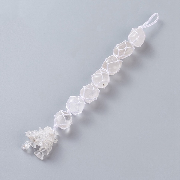 PandaHall Natural Quartz Crystal Car Hanging Decorations, Pendant Decorations, 220mm Quartz Crystal Nuggets White
PandaHall Natural Quartz Crystal Car Hanging Decorations, Pendant Decorations, 220mm Quartz Crystal Nuggets White