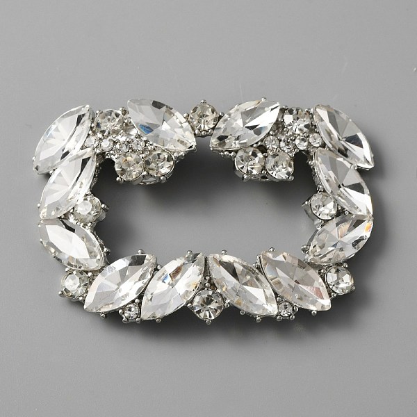 PandaHall Crystal Rhinestone Shoe Decoration, with Detachable Alloy Buckle Clip, Rectangle, Platinum, 1.65x2.4x0.35 inch(4.2x6.1x0.9cm)...
PandaHall Crystal Rhinestone Shoe Decoration, with Detachable Alloy Buckle Clip, Rectangle, Platinum, 1.65x2.4x0.35 inch(4.2x6.1x0.9cm)...
