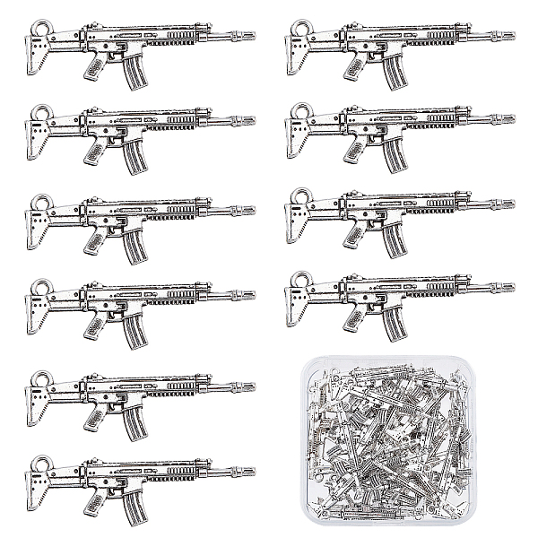 PandaHall SUNNYCLUE 1 Box 30Pcs Tibetan Style Alloy Pistol Gun Charm Weapon Charms for Jewelry Making AK-47 Shape Rifle Charms Bulk 3D Nail...
PandaHall SUNNYCLUE 1 Box 30Pcs Tibetan Style Alloy Pistol Gun Charm Weapon Charms for Jewelry Making AK-47 Shape Rifle Charms Bulk 3D Nail...