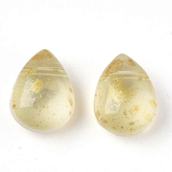PandaHall Transparent Spray Painted Glass Beads, Top Drilled Beads, with Glitter Powder, Frosted, Teardrop, Champagne Yellow, 12.5x9.5x7mm...
PandaHall Transparent Spray Painted Glass Beads, Top Drilled Beads, with Glitter Powder, Frosted, Teardrop, Champagne Yellow, 12.5x9.5x7mm...