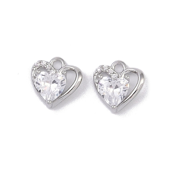 PandaHall Brass Micro Pave Clear Cubic Zirconia Pendants, Heart Charms, Real Platinum Plated, 9x8.5x3mm, Hole: 1.2mm Brass+Cubic Zirconia...
PandaHall Brass Micro Pave Clear Cubic Zirconia Pendants, Heart Charms, Real Platinum Plated, 9x8.5x3mm, Hole: 1.2mm Brass+Cubic Zirconia...