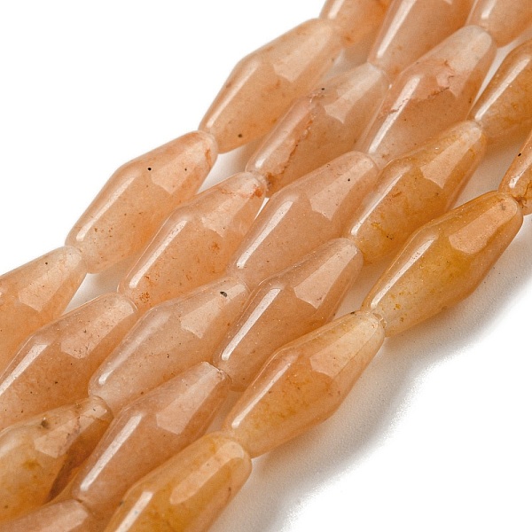 PandaHall Natural Red Aventurine Beads Strands, Bicone, 14~15x6mm, Hole: 1mm, about 25~26pcs/strand, 14.57~15.16''(37~38.5cm) Red Aventurine...
PandaHall Natural Red Aventurine Beads Strands, Bicone, 14~15x6mm, Hole: 1mm, about 25~26pcs/strand, 14.57~15.16''(37~38.5cm) Red Aventurine...